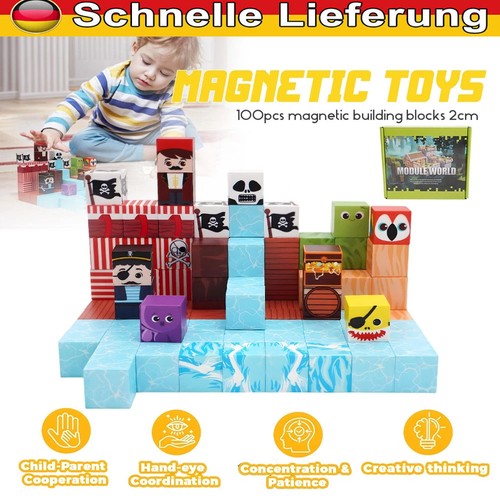 100 teilig magnetbausteine - 100-teilig,