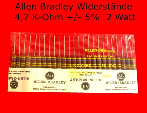Widerstände 2 watt - 4,7k,